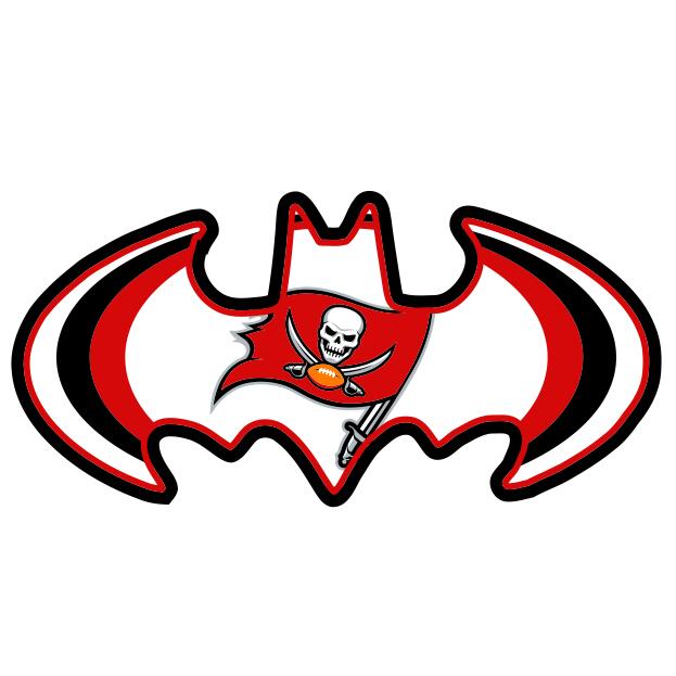 Tampa Bay Buccaneers Batman Logo fabric transfer